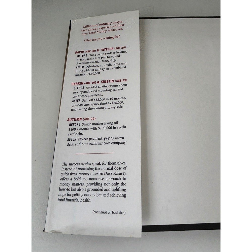 The Total Money Makeover Classic Edition Dave Ramsey Hardcover Finance Book - Picture 5 of 5